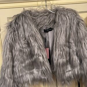 Pretty Little Thing Gray jacket.NWT